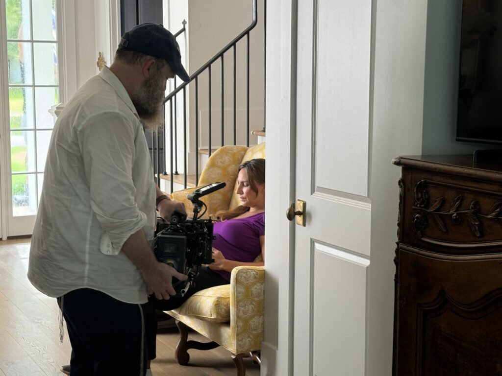 Fire on the Bayou Filming a Scene for St Tammany Hospital